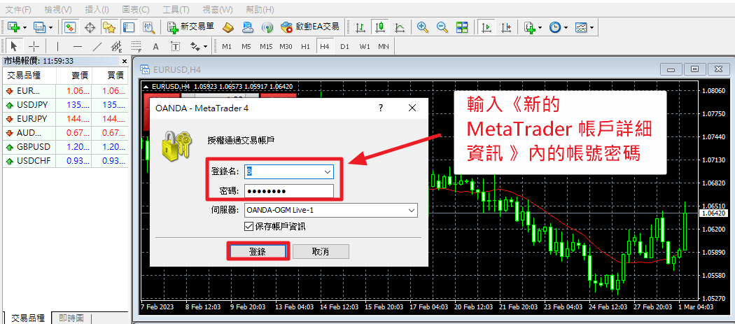 Mt4實戰下單2