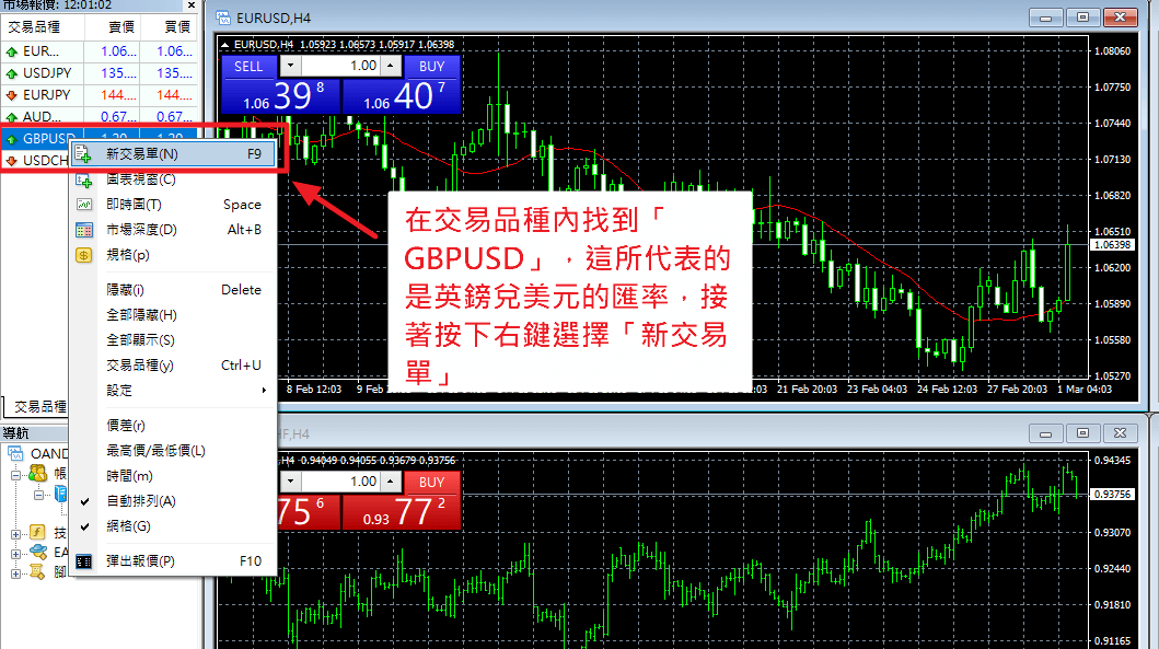 Mt4實戰下單3