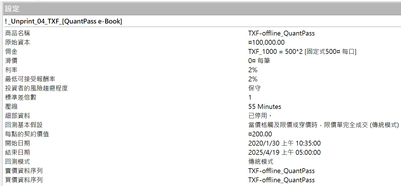 Txfbalance 01 Quantpass 設定