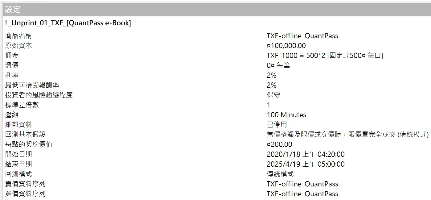 Txfbalance 01 Quantpass 設定