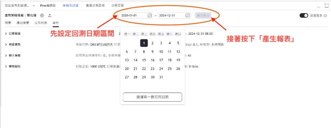 Tradingview 深度回測 2